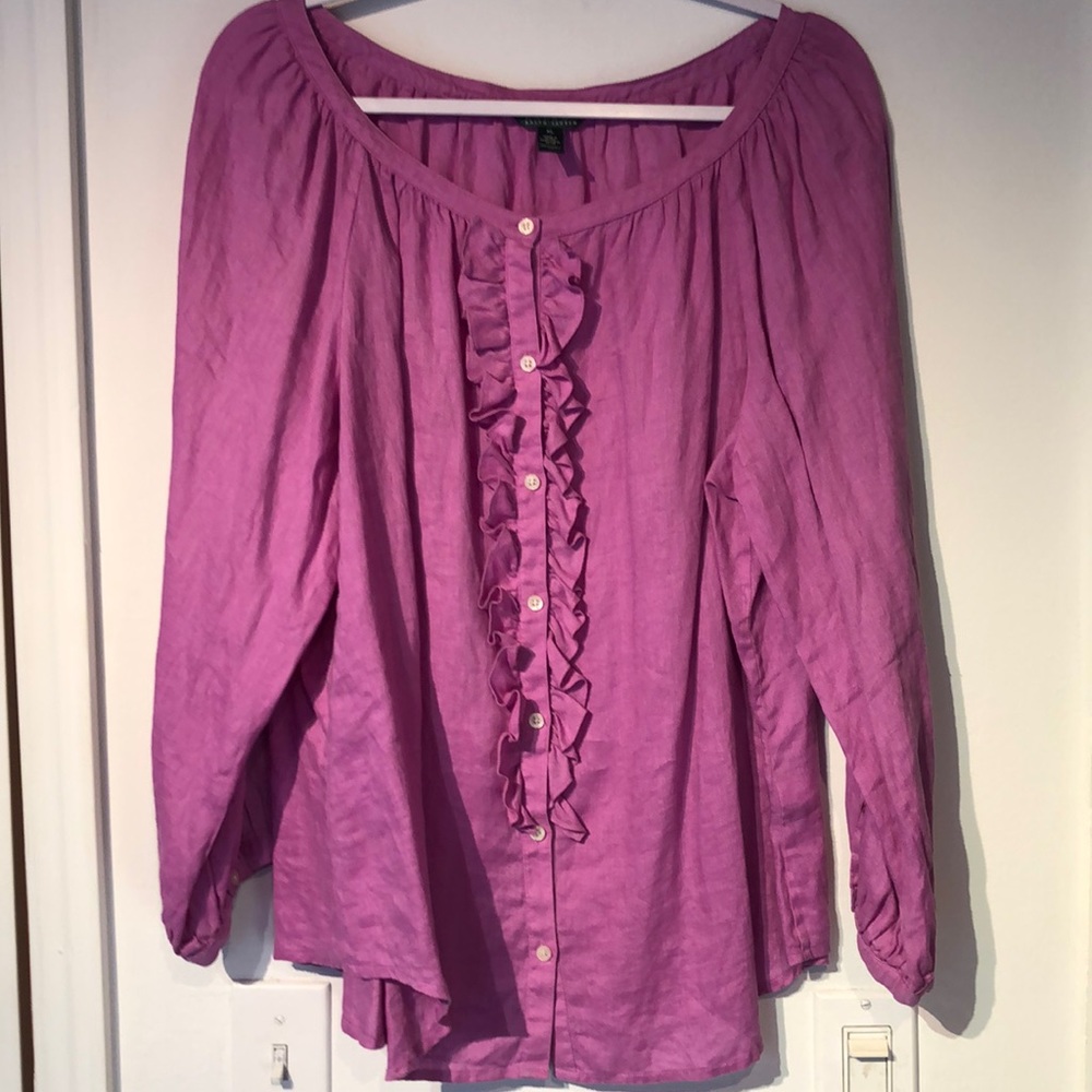 Ralph Lauren Linen Blouse